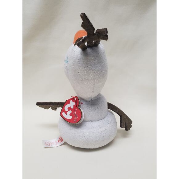 Disney TY Sparkle Olaf The Beanie Babies Collection Disney Frozen - Picture 4 of 9